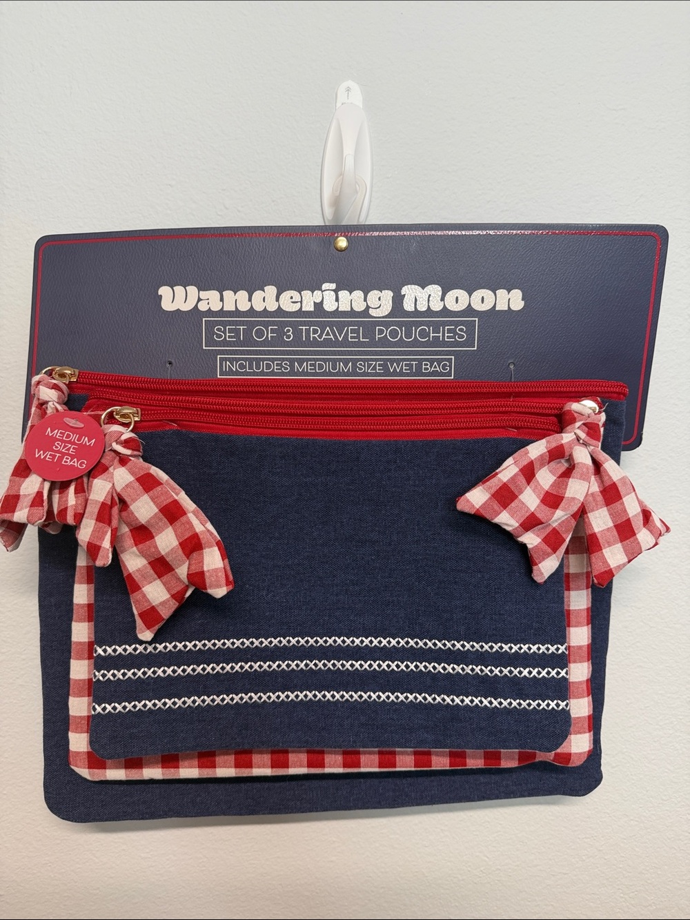 Wandering Moon | Red Gingham Travel Packing Set (14 pc) ♥️ - Picture 6 of 14